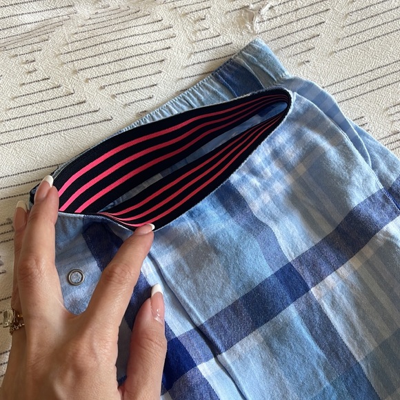 Blue flannel pj shorts - Picture 3 of 3